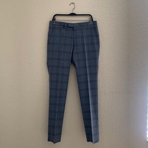 Hugo Boss Gray With Strips Dress Pants